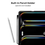 Magnetic Case with Pencil Holder for iPad Pro 13-inch M4 2024 - Image 4